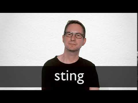 Sting definition and meaning | Collins English Dictionary