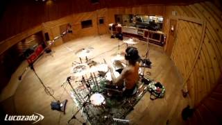 Travis Barker recording session - &#39;Simply Unstoppable YES REMIX&#39; Tinie Tempah
