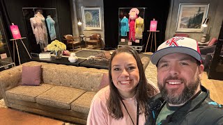 The amazing Dolly Parton Wardrobe Exhibit in Heartsong Lodge at Dollywood.