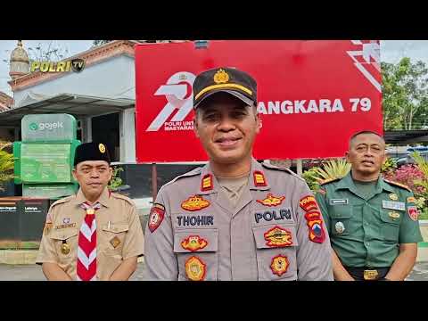 TASYAKURAN HARI BHAYANGKARA KE-79 POLSEK MUNTILAN