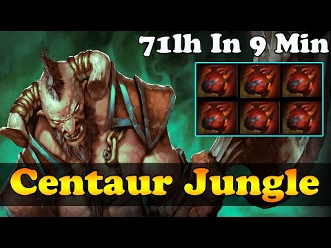 YapzOr 7400 MMR Plays Centaur Warrunner Jungle   With 6 Heart of Tarrasque