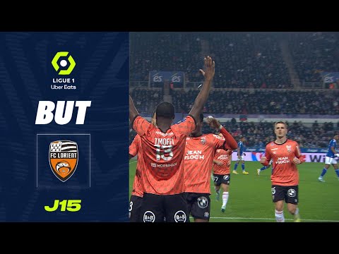 But Terem Igobor MOFFI (5' - FCL) RC STRASBOURG ALSACE - FC LORIENT (1-1) 22/23