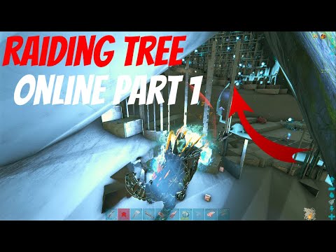 Raiding One Of The STRONGEST Base Spots On Small Tribes Part 1 | Ark Official PvP