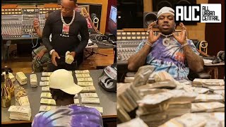 Yo Gotti Moneybagg Yo Have A Money Counting Contest With 42 Dugg &amp; EST Gee
