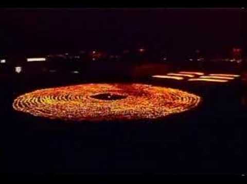 North Korean Torch March (clip #5)