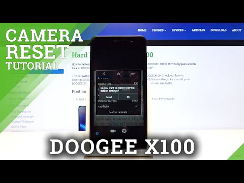 How to Reset Camera Settings in DOOGEE X100 – Restore Camera Default