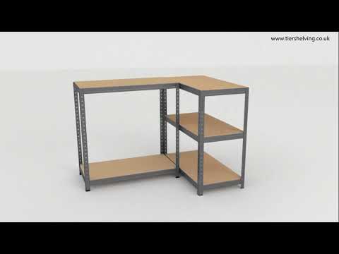 5-Tier Heavy Duty Garage Storage Racking Shelf - Assembly Instructions