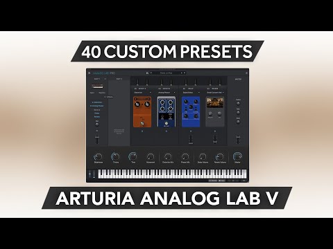 ARTURIA ANALOG LAB V ♫ 40 Custom Presets ► Synthwave Vs 90s Sound Bank