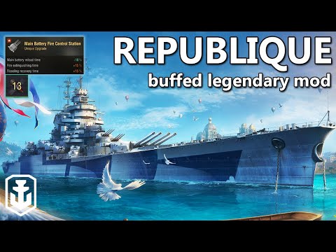 Max DPM Republique Is Even Better Now! (World of Warships)
