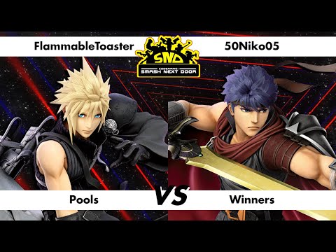CODENAME: Smash Next Door 2024 - Pools Winners - FlammableToaster (Cloud) vs 50Niko05 (Ike)