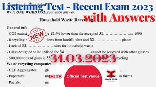 IELTS Listening Actual Test 2023 with Answers | April Exam