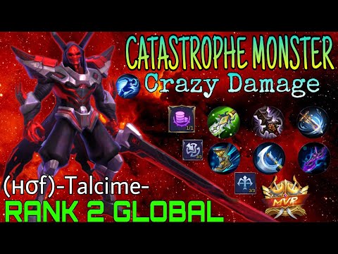 Catastrophe Monster Amazing Damage- Gameplay & Full Build Top 2 Global Argus By ( (нσf)-Talcime- )