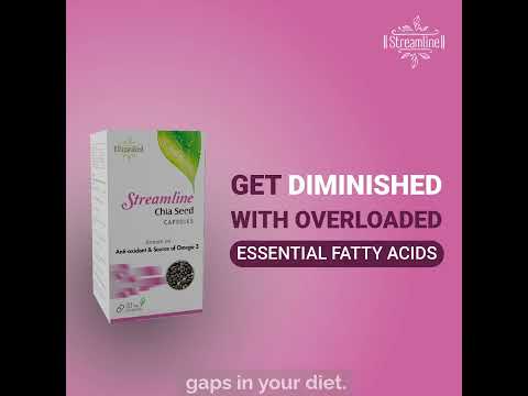 Streamline chia seed capsules, non prescription, grade stand...