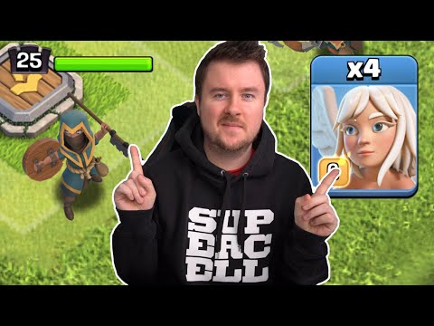 NEUER Gladiatoren SKIN | QC Hybrid mit nur 4 Heilern ?! | #clashofclans