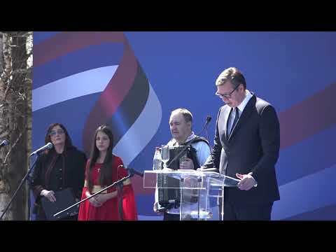 Otkrivanje spomenika potpukovniku Veljku Radenoviću