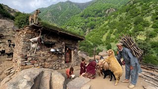 A Quiet Summer Day in a Remote Mountain Village | Simple Living & Cooking Juicy Lamb Kebabs 🏔️❤️