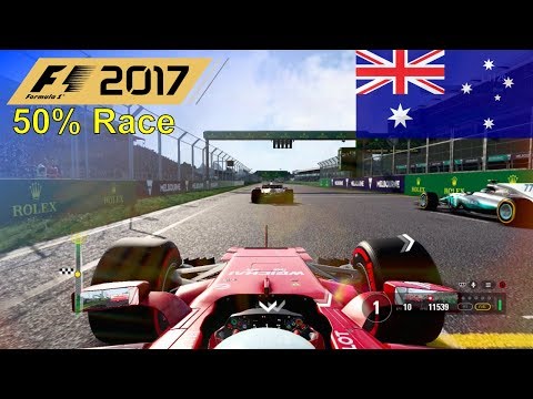 F1 2017 - Let's Make Giovinazzi World Champion #2: Australia - 50% Race