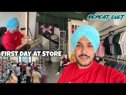 First Day At STORE 🙏🏻 REPEAT CULT Clothing Store