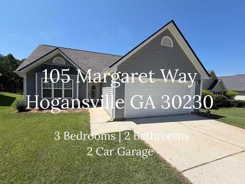 105 Margaret Way Hogansville, GA property video