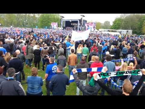 Huldiging PEC-Zwolle KNVB-beker