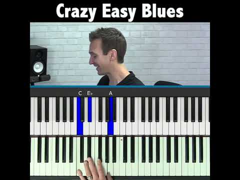 Crazy Easy Blues Piano 🎹