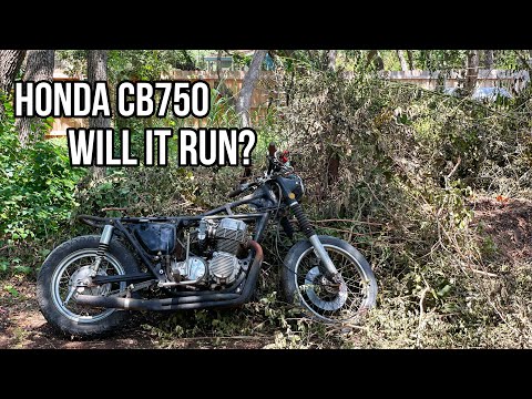 Honda CB750 left for dead - Will it run?