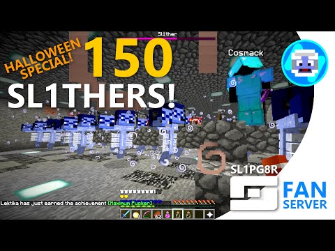 Sl1pg8r Fan Server  - 150 SL1THERs HALLOWEEN SPECIAL! - Minecraft Survival Server (E13)