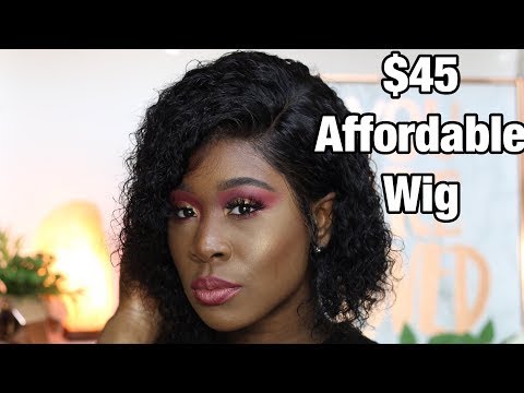 Clearance Sale!BOB 13x6 Lace Front Wig Deep Curly Brazilian Virgin Hair 10inch