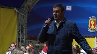 Светлините на коледната елха в Хасково бяха запалени тържествено