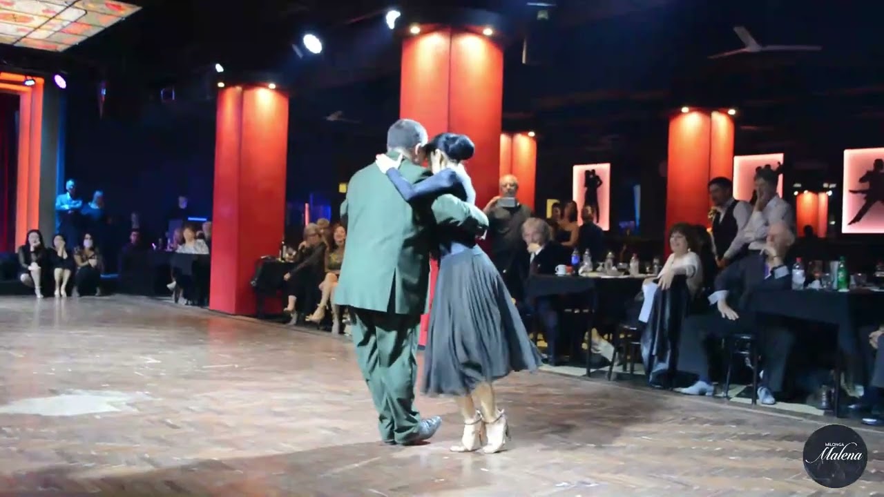 Natalia Hills y Hernán Álvarez prieto en Milonga Malena "COMO NINGUNA"!! 3/4