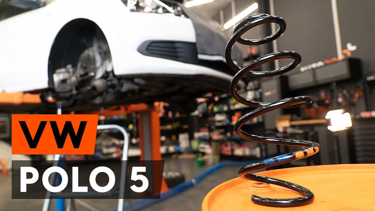 Cómo cambiar: muelles de suspensión de la parte delantera - VW Polo 5 | Guía de sustitución
