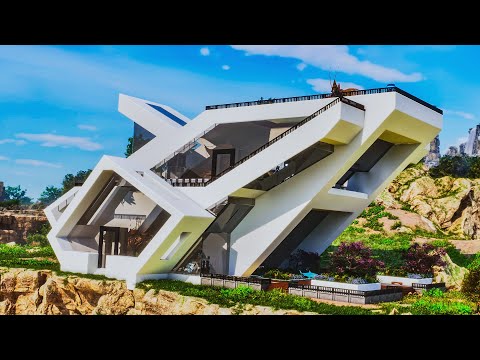 How To Build a Modern Tek Base with Tek Bunker in ARK: Survival Ascended