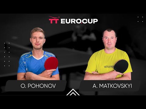 13:15 Oleksandr Pohonov - Andrii Matkovskyi 08.01.2024 TT Euro.Cup Ukraine Professional. TABLE 4