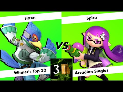 Junkyard 3 The CenCal Arcadian - Winner's Top 32 - Haxn (Falco) vs Spice (Inkling)