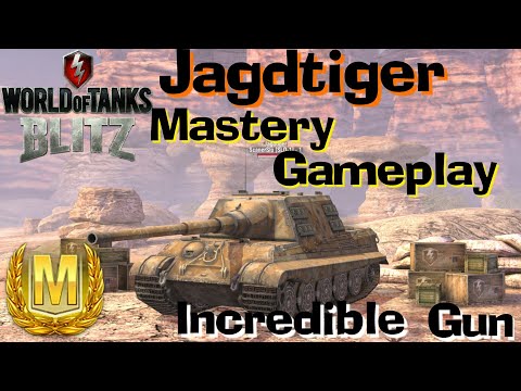WOT Blitz Jagdtiger Mastery Gameplay