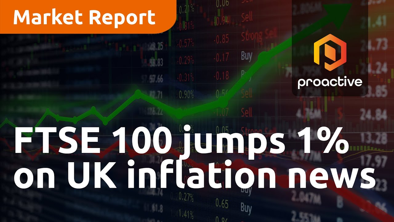 FTSE 100 jumps 1% on UK inflation news — Market Report