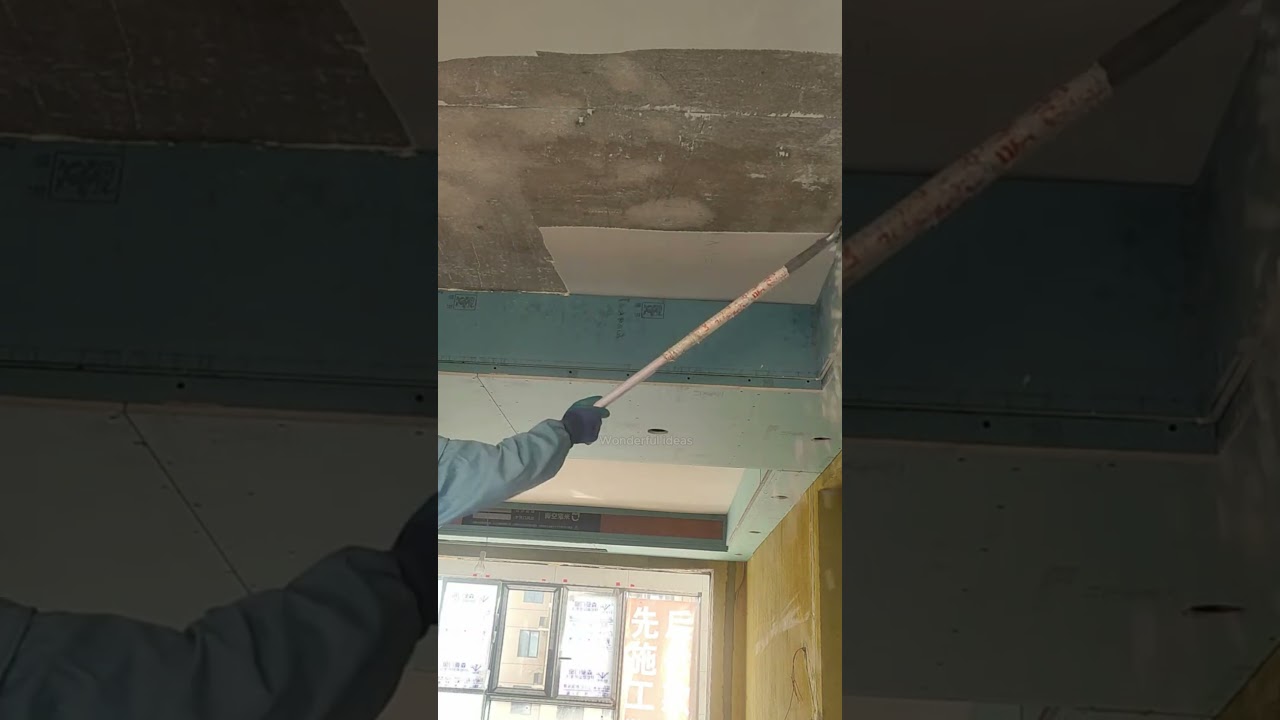 Fast & Smooth Plastering Technique #shorts