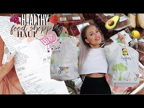 LIDL WEEKLY FOOD SHOPPING HAUL ON A BUDGET  | WEIGHT LOSS/CLEAN MEAL IDEAS