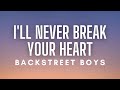 Backstreet Boys I Ll Never Break Your Heart Lyrics