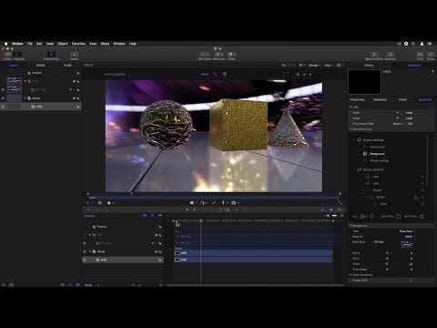 mO2 - How to work with Materials and Textures in the mO2 FCPX and Apple Motion Plugin.