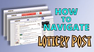 How to navigate the new Lottery Post website