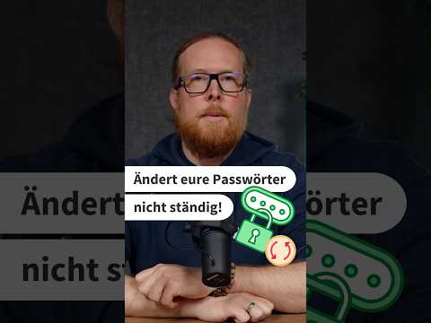 Video Thumbnail: Ändert eure Passwörter nicht ständig!