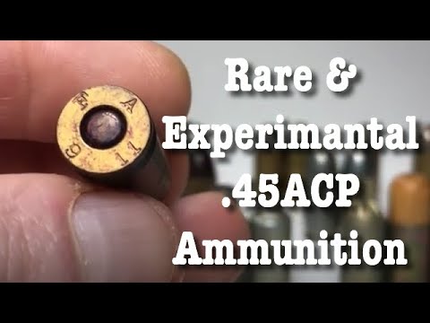 Super Rare German Trial & Experimental .45ACP Frankford Arsenal Special Purpose Military Ammunition
