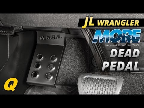 Mountain Offroad Dead Pedal for the Jeep Wrangler JL & Jeep Gladiator JT