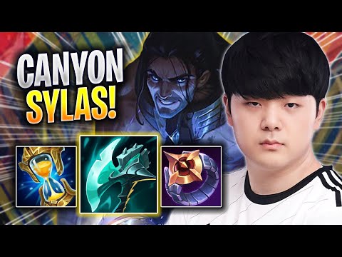 CANYON DOMINATING WITH SYLAS! - DK Canyon Plays Sylas JUNGLE vs Gragas! | Season 2023