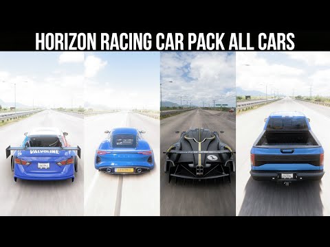 FORZA HORIZON 5 | PAID DLC CAR PACK | HORIZON CAR PACK DLC ALL 4 CARS SPEED AND SOUND TEST