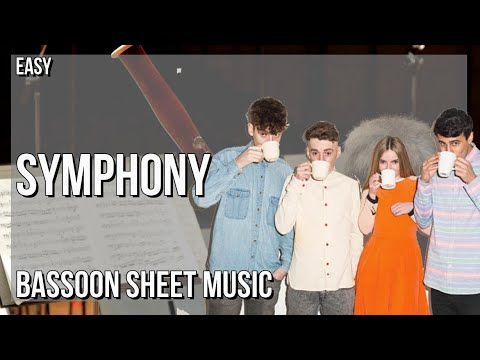 SUPER EASY Bassoon Sheet Music: How to play Symphony  by Clean Bandit ft Zara Larsson