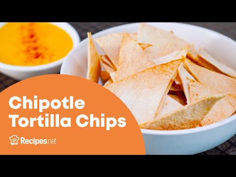 Homemade TORTILLA CHIPS - EASY & QUICK Chipotle Inspired Snack | Recipes.net - YouTube