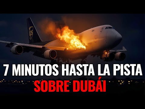 7 minutos hasta la pista sobre Dubái | Vuelo número 6 de UPS
