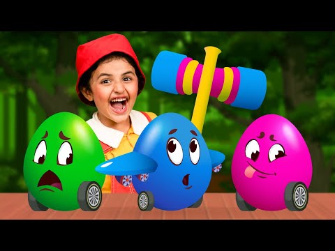 New Surprise Eggs Transport 🚗 Kids Nursery Songs | BabyBillion Rhymes